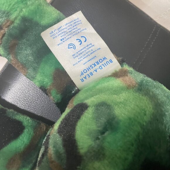 TEDDY BEAR CAMOFLOUGE  MILITARY ARMY CAMOBEAR OLIVE GREEN HUNTER VALENTINES GIFT - Picture 7 of 11